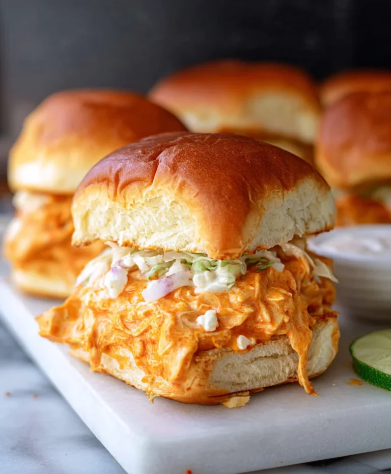 Spicy Buffalo Chicken Sliders – Easy Appetizer Recipe