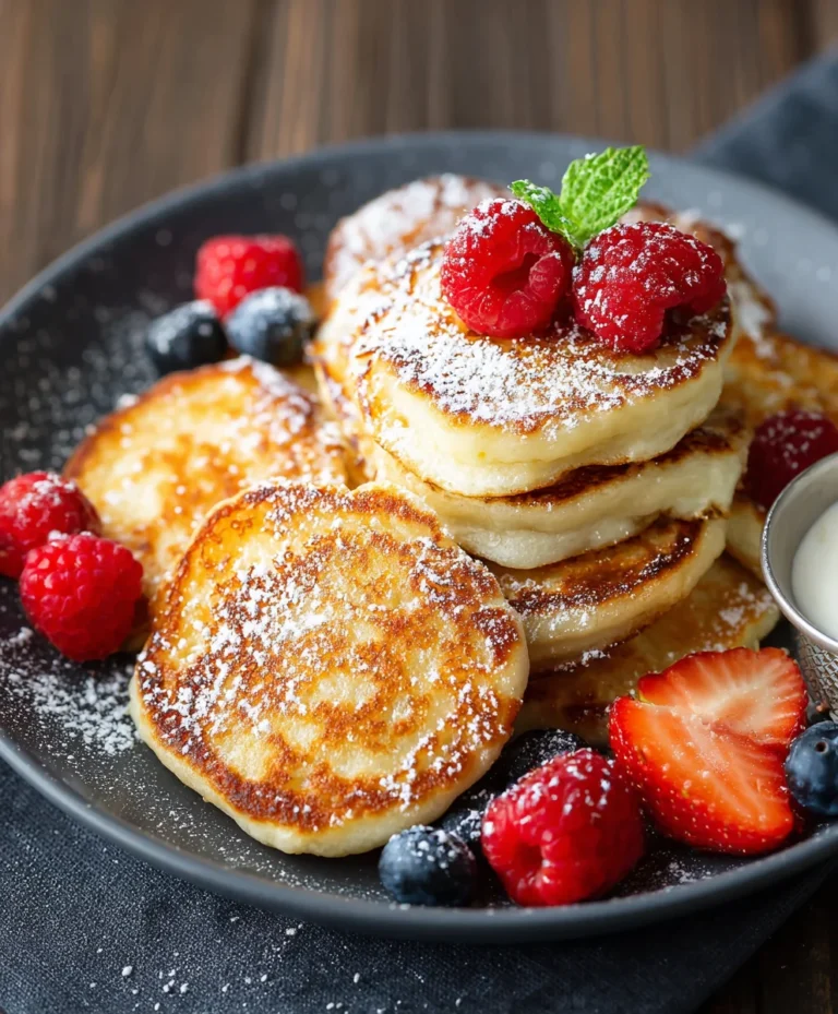 Easy Cottage Cheese Pancakes – Fluffy & Delicious