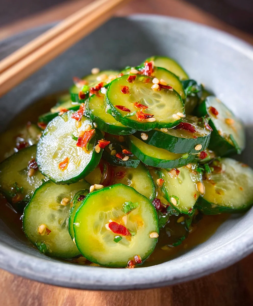 Easy Asian Cucumber Salad - Quick & Refreshing Side