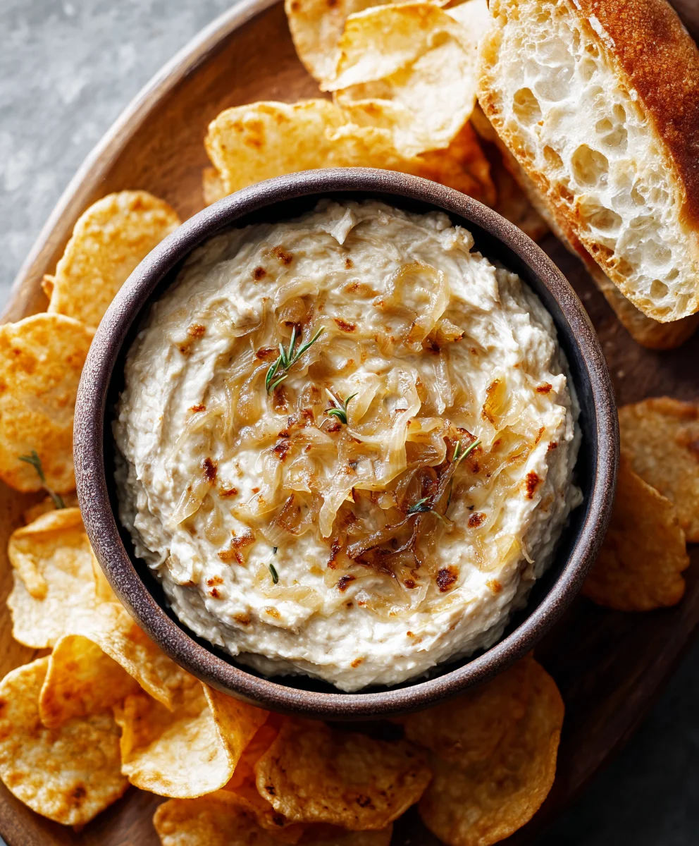 Gordon Ramsay Caramelized Onion Dip-Easy Recipe