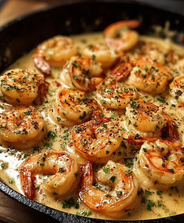 Creamy Garlic Shrimp