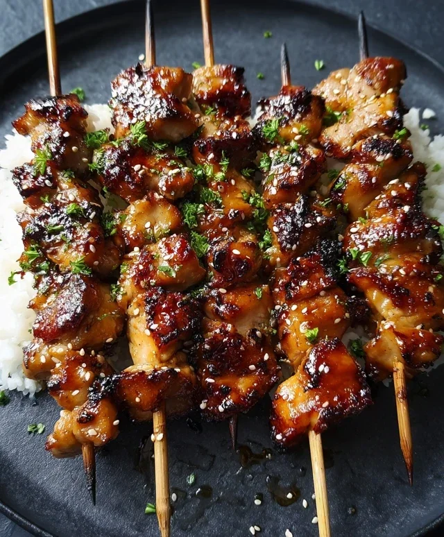 Teriyaki Chicken Skewers