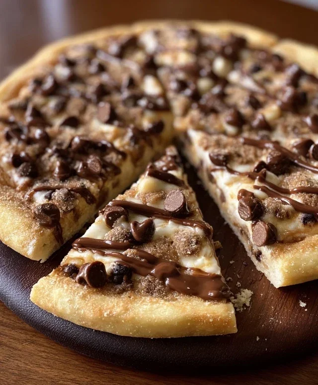 Chocolate Chip Dessert Pizza