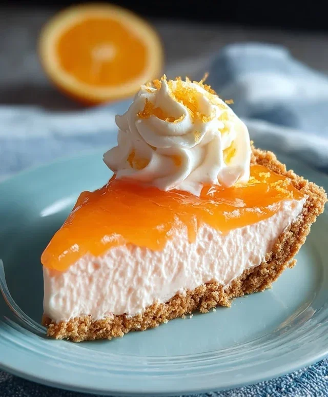 Jello Creamsicle Pie