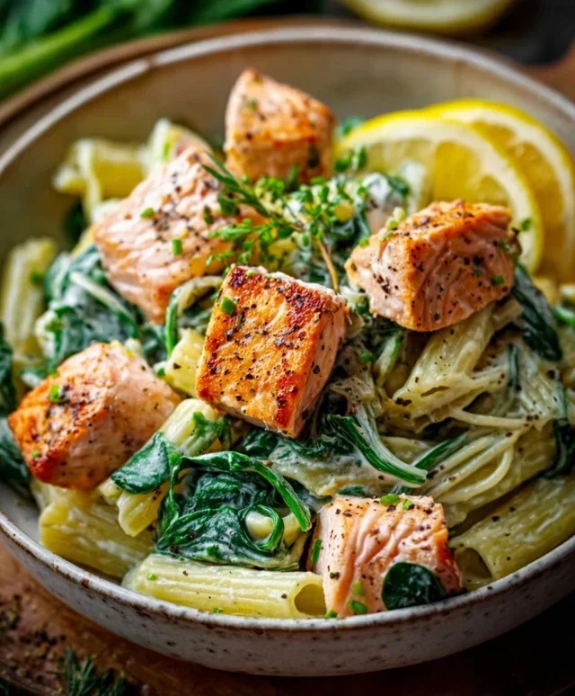 Salmon Spinach Pasta Dish: A Delicious and Nutritious Recipe to Try Today
