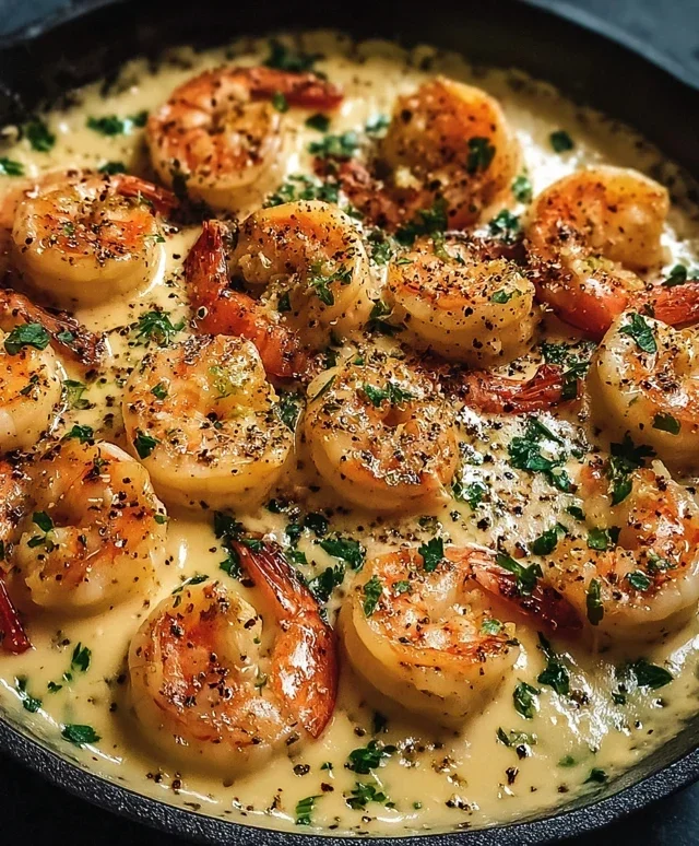 Creamy Garlic Shrimp
