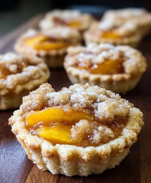Peach Cobbler Cookie Cups
