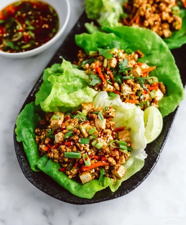 Tofu Lettuce Wraps