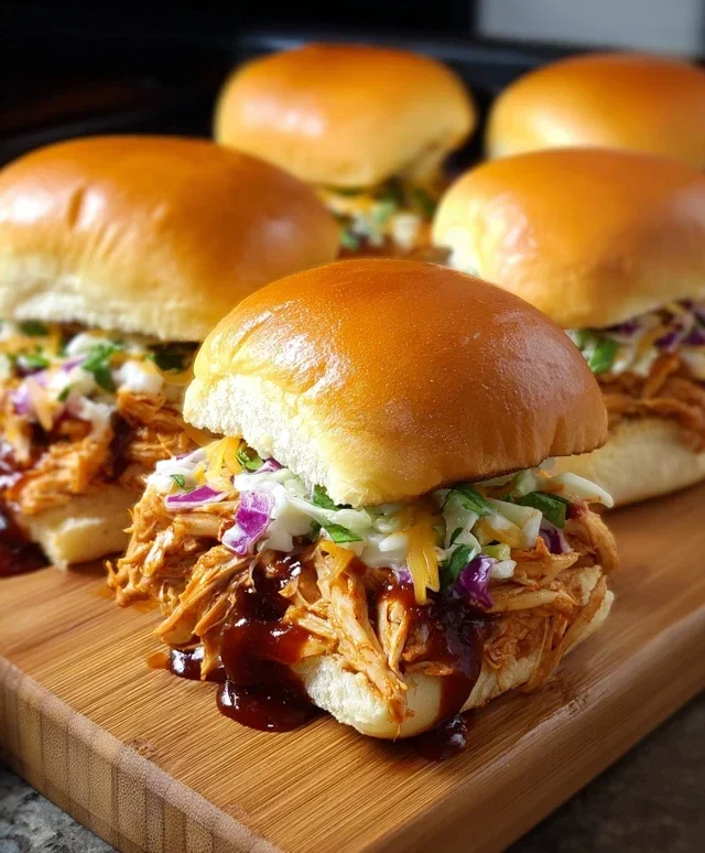 BBQ Chicken Sliders