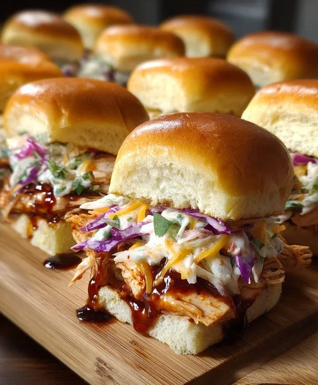 BBQ Chicken Sliders