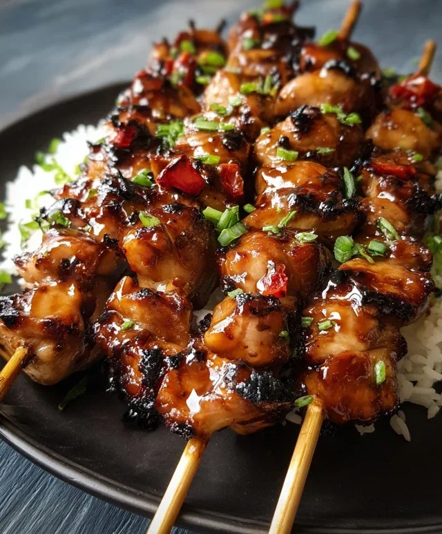 Teriyaki Chicken Skewers