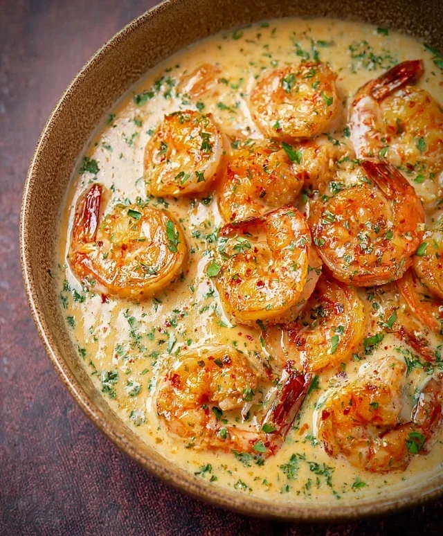 Creamy Garlic Shrimp (15 mins)