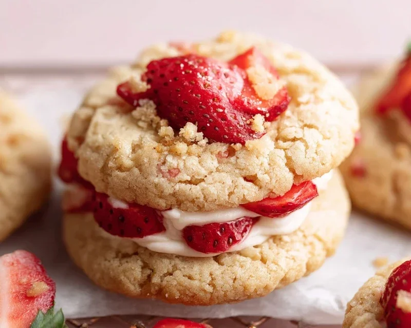 Strawberry Shortcake Cookies