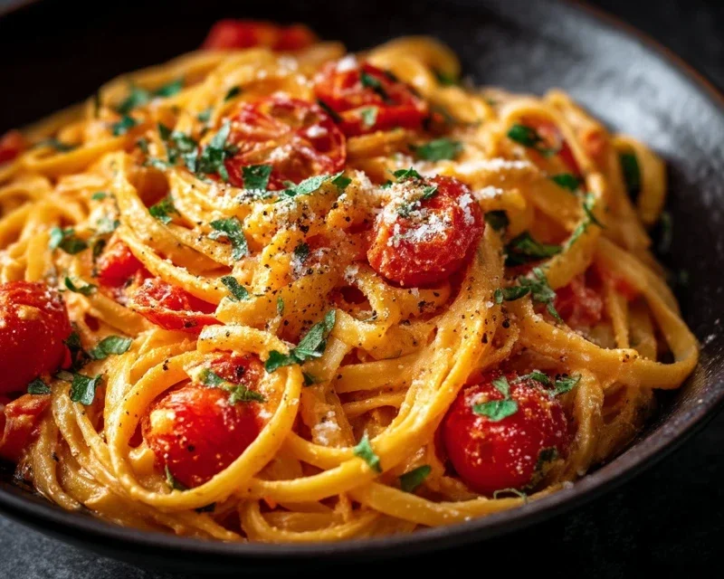 Easy One Pot Creamy Tomato Pasta