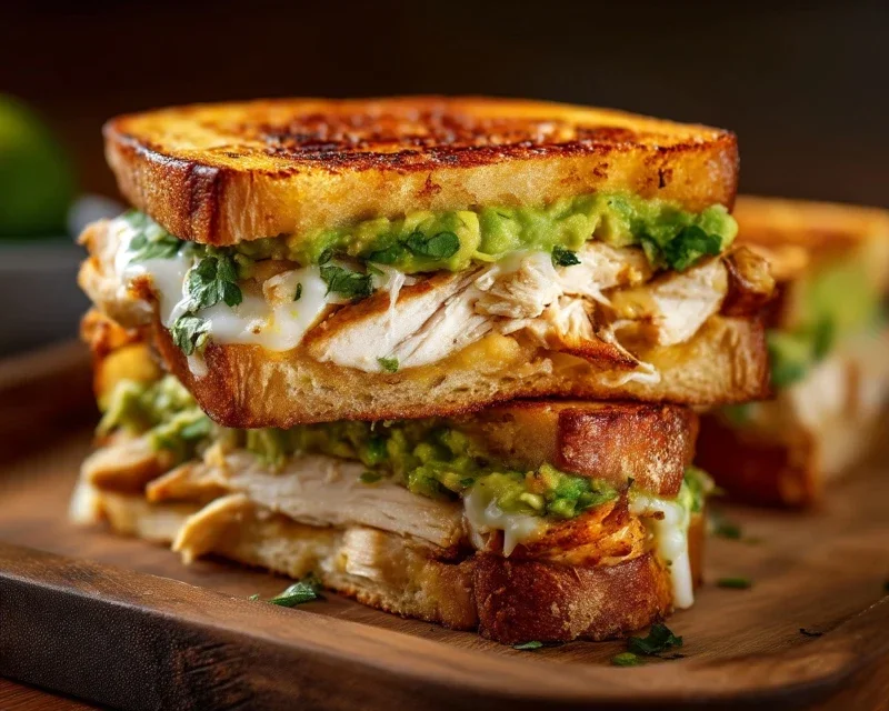 Chicken Avocado Melt Sandwich