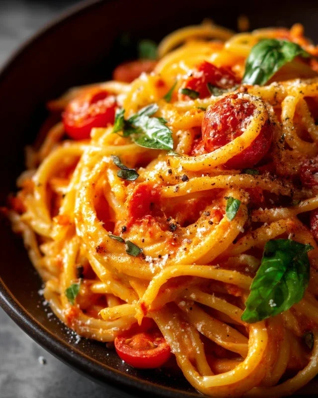 Easy One Pot Creamy Tomato Pasta