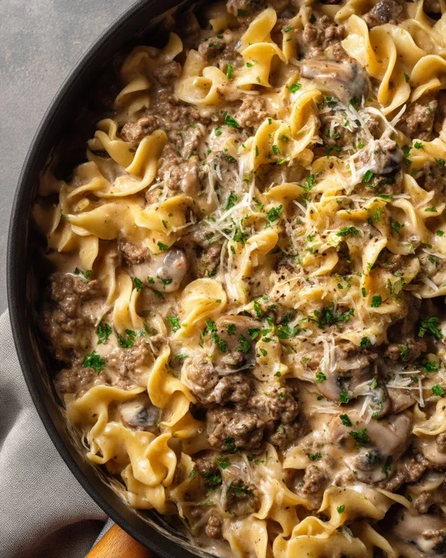 30-Minute Ground Beef Stroganoff