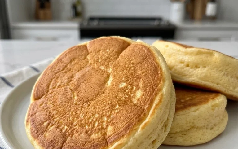 Fluffy Japanese Soufflé Pancakes