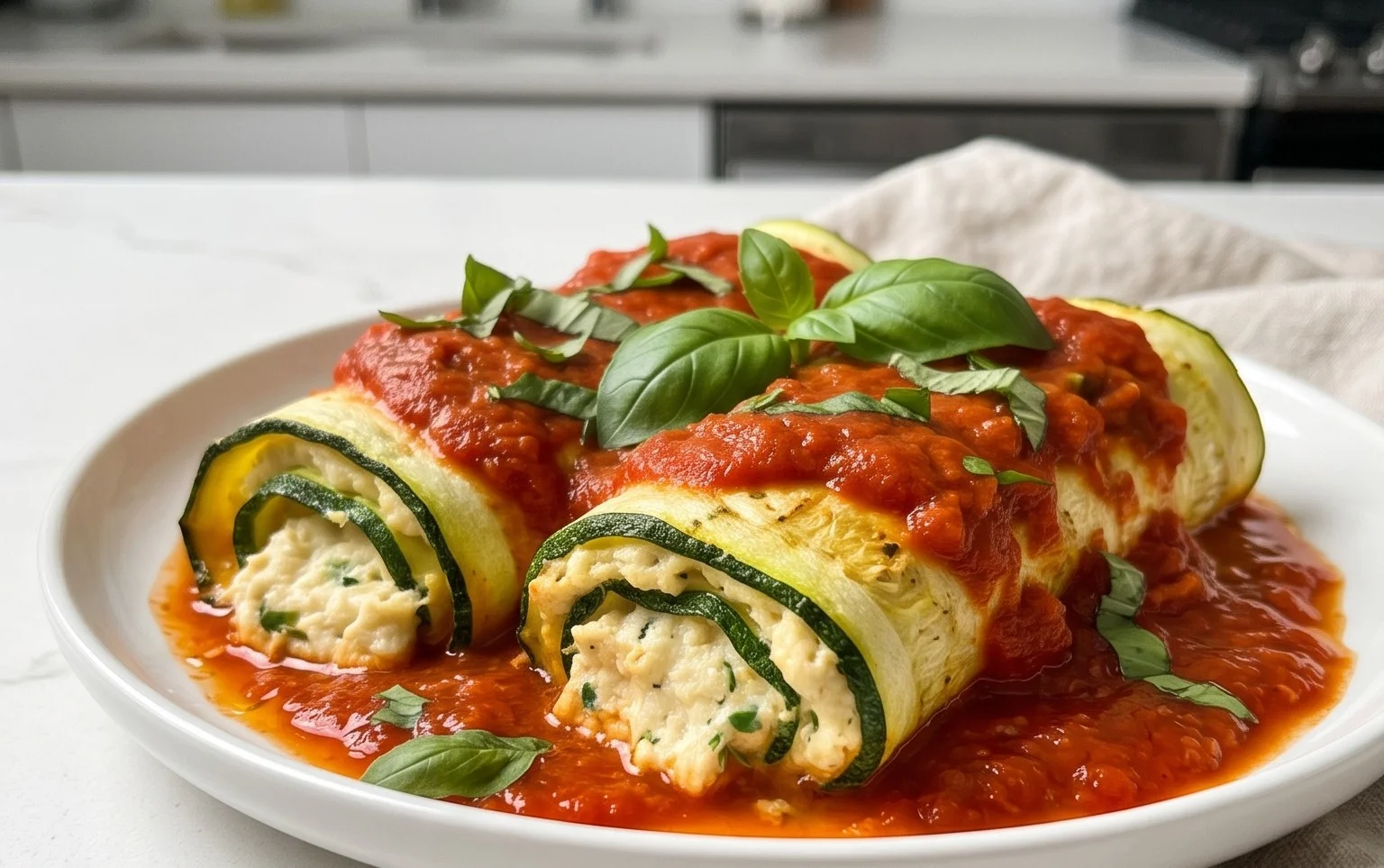Vegan Zucchini Rollatini