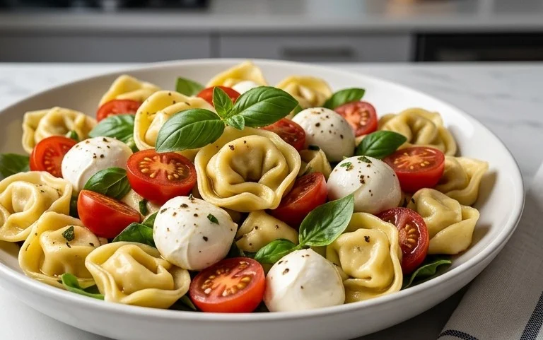 Tortellini Caprese Salad