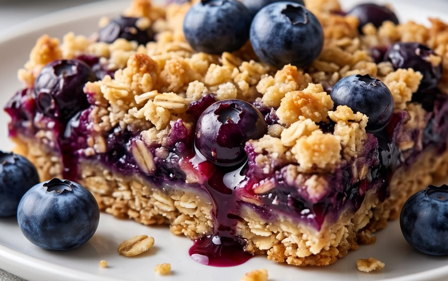 Blueberry Oatmeal Bars