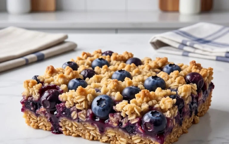 Blueberry Oatmeal Bars