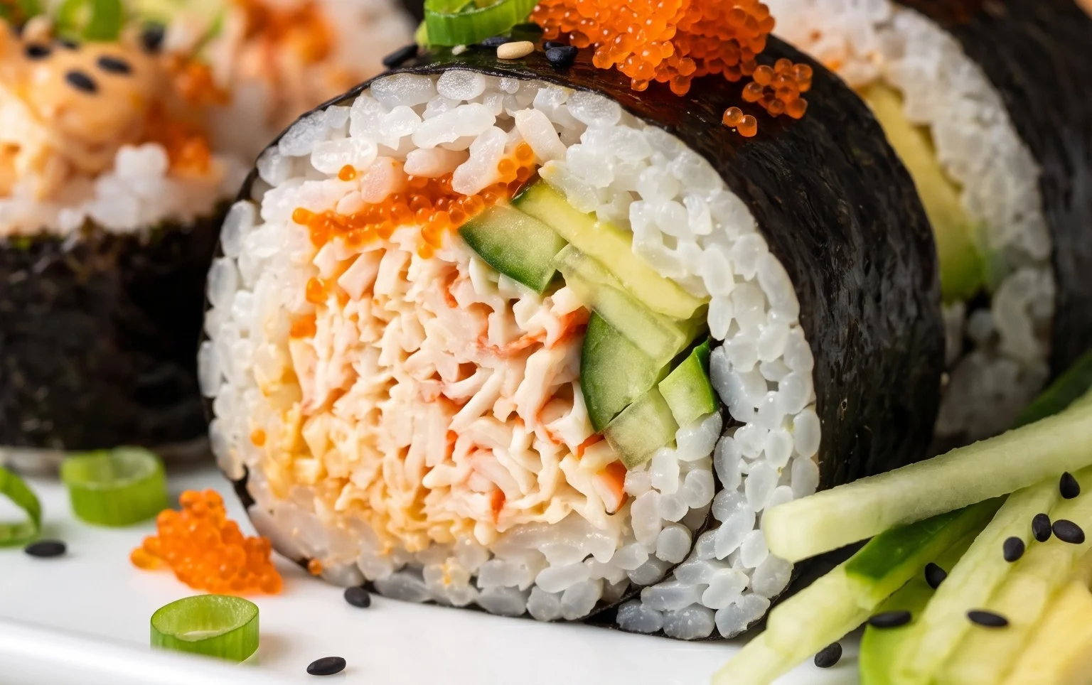 Kani Sushi (Spicy Crab Roll)