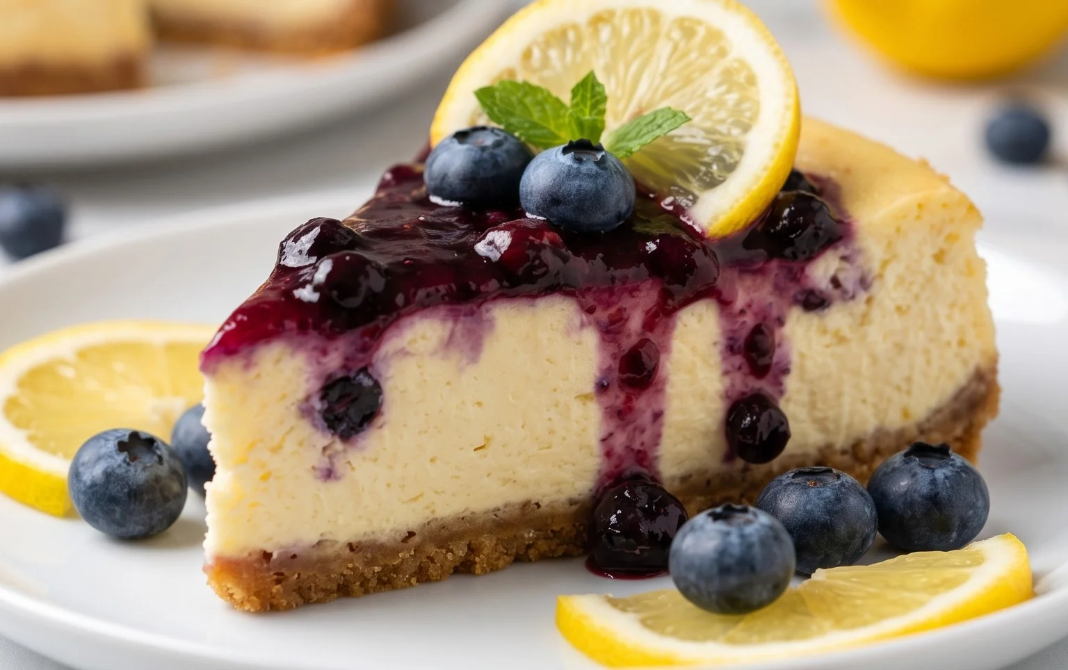 Lemon Blueberry Cheesecake