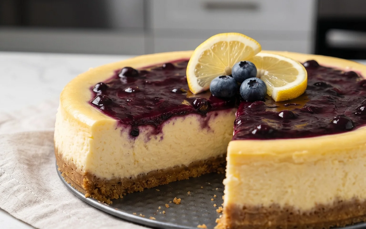 Lemon Blueberry Cheesecake