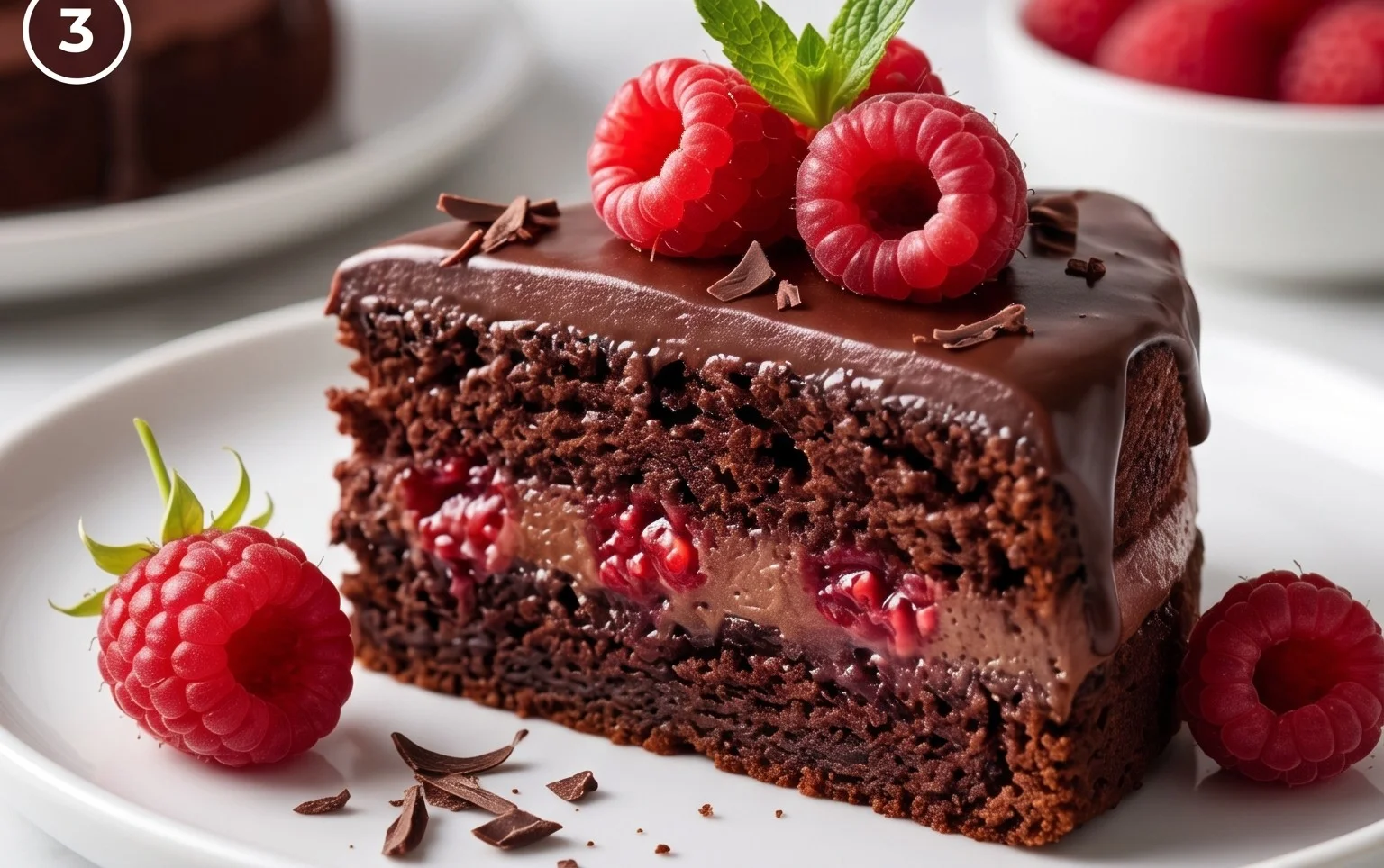 Chocolate Raspberry Cake