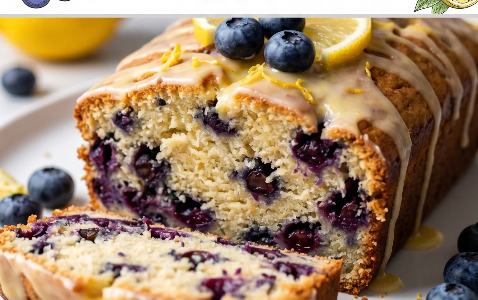 Blueberry and Lemon Loaf