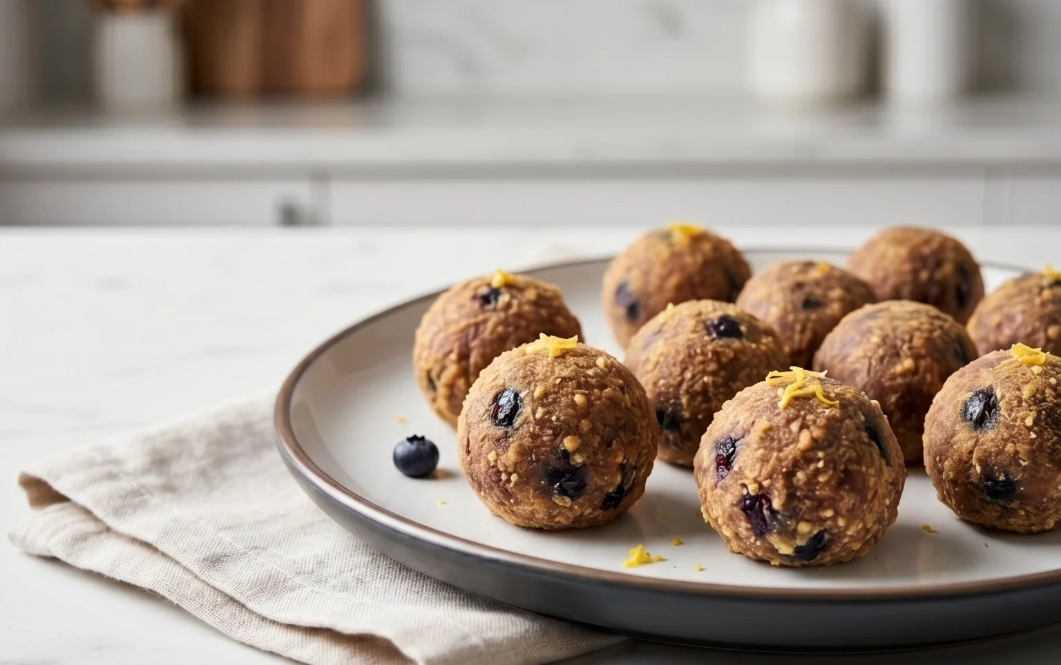 LEMON BLUEBERRY TRUFFLES