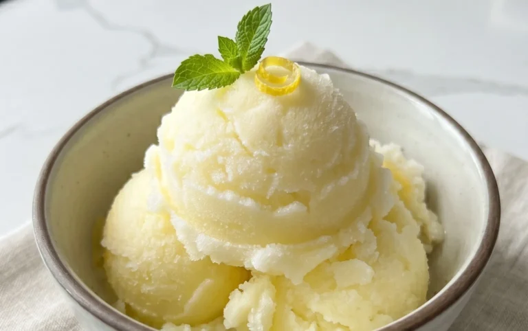 Lemon Sorbet