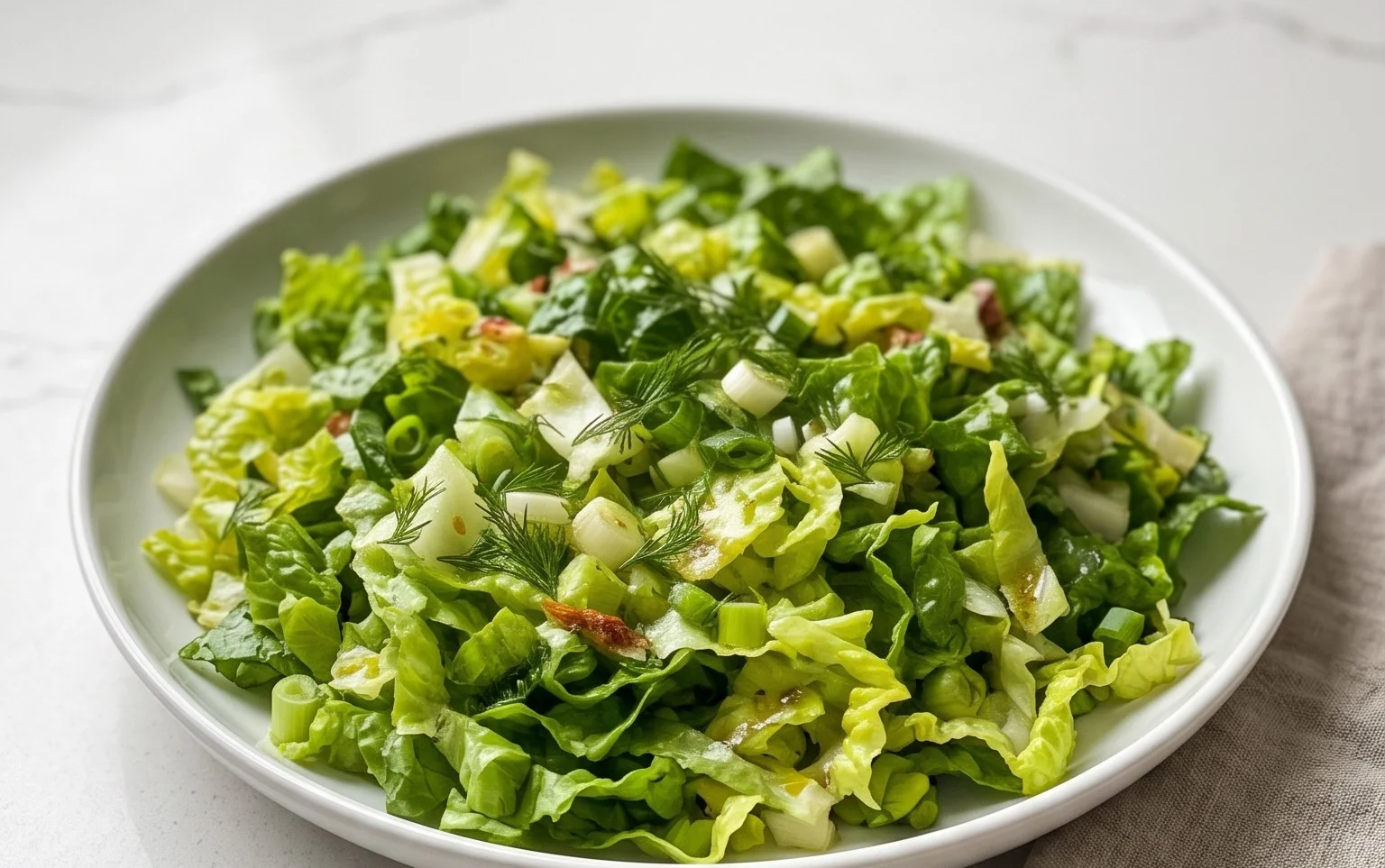 Maroulosalata (Greek Lettuce Salad)