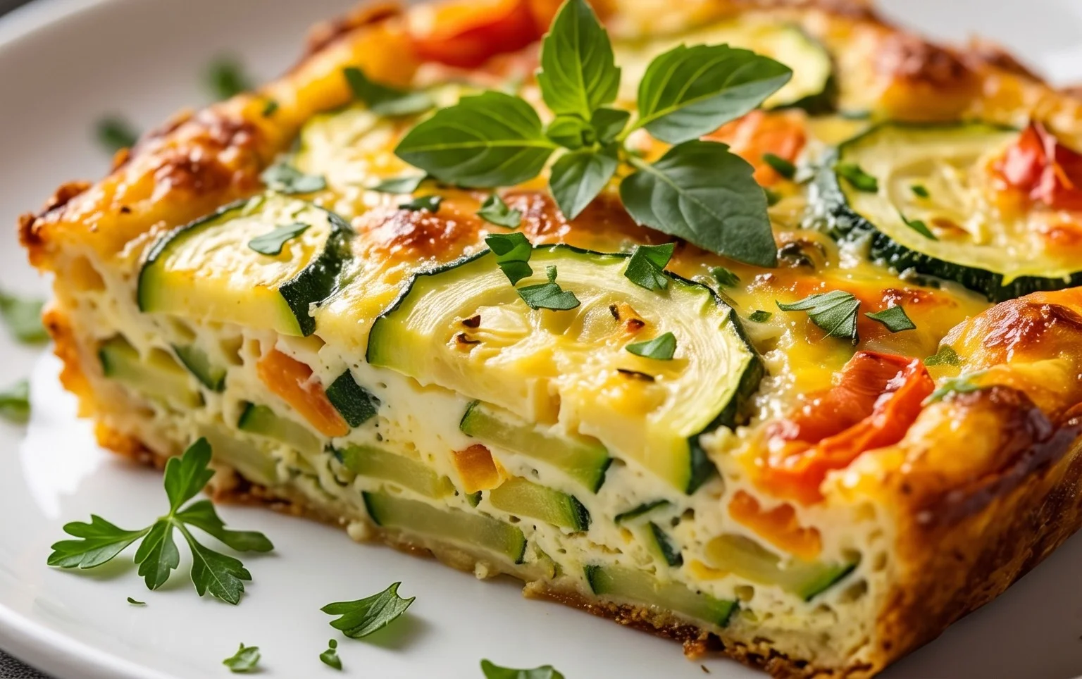 Crustless Zucchini Quiche Recipe