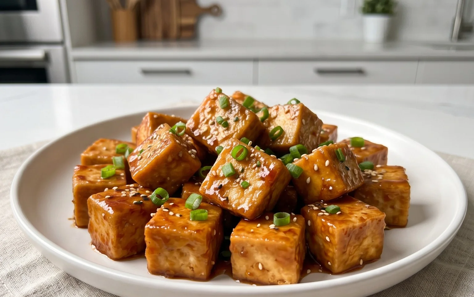 Honey Garlic Tofu