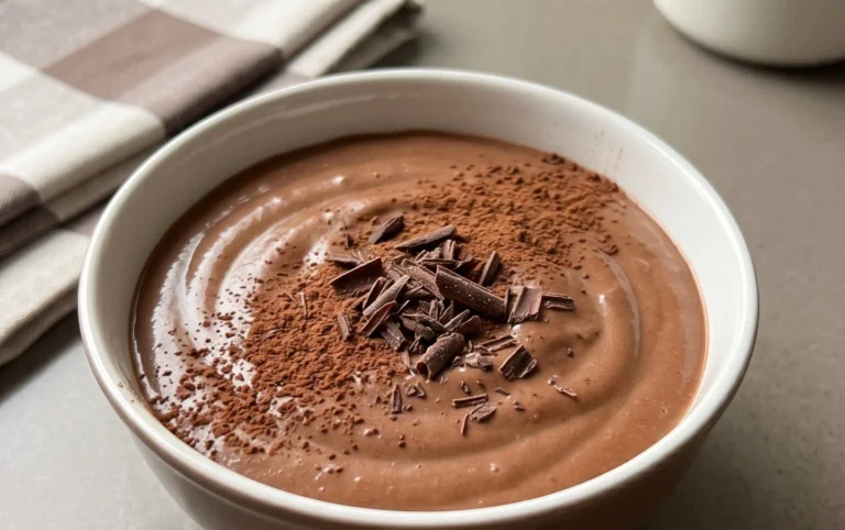 Chocolate Protein Pudding Recipe