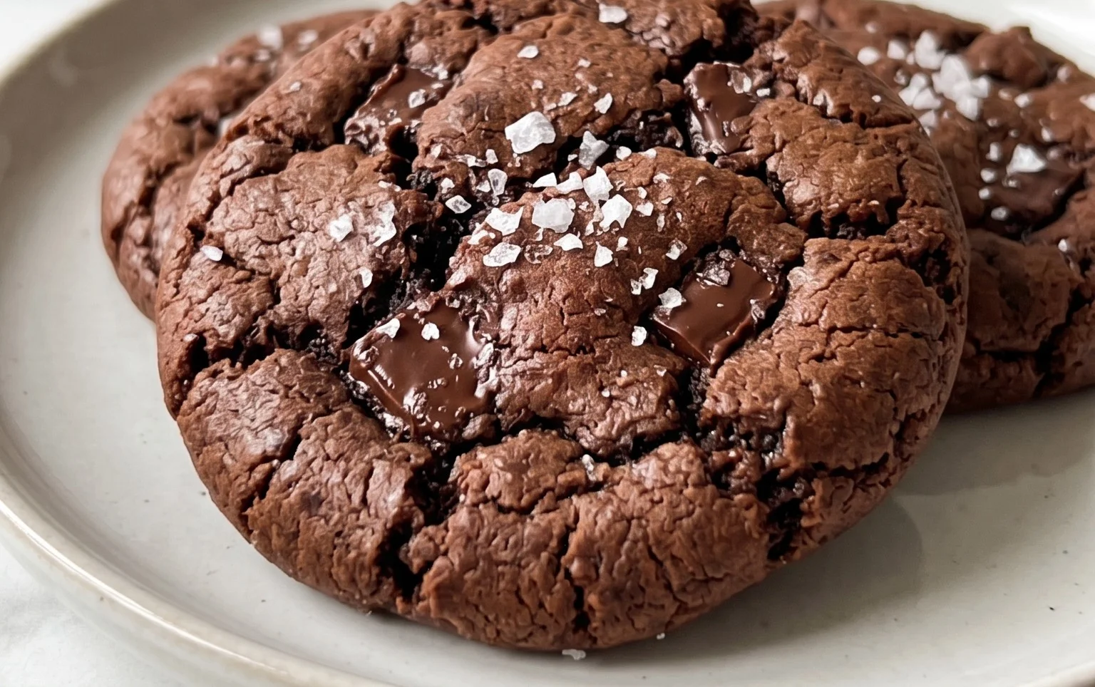 Salted Brownie Cookies