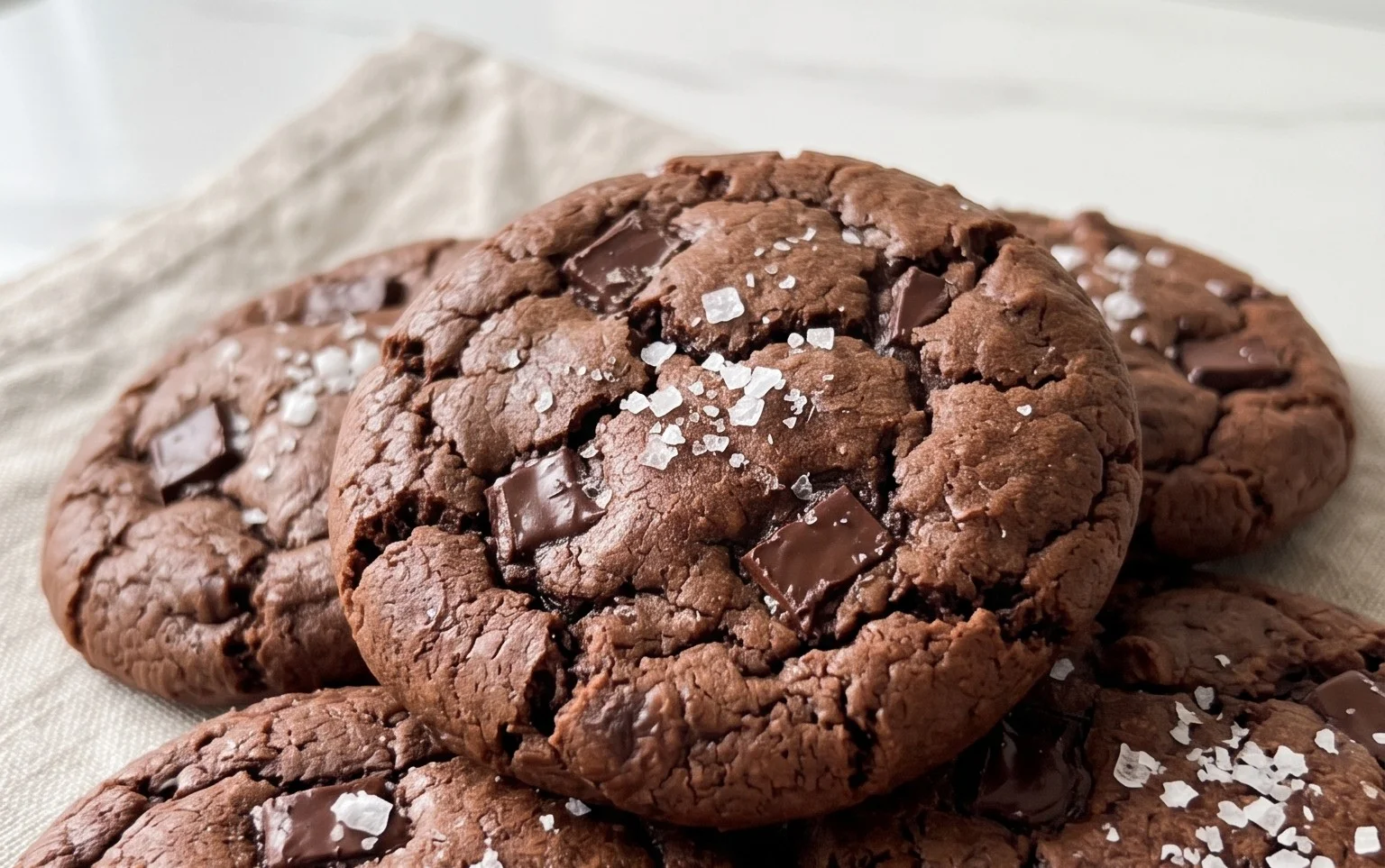 Salted Brownie Cookies