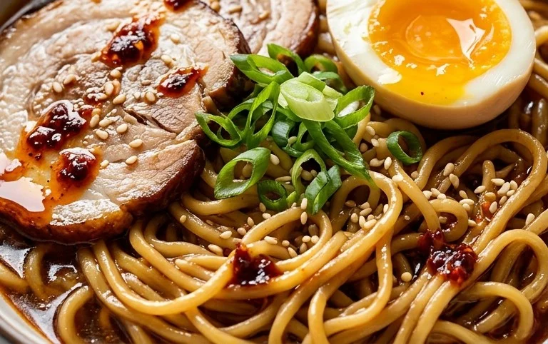 Easy Saucy Ramen Noodles