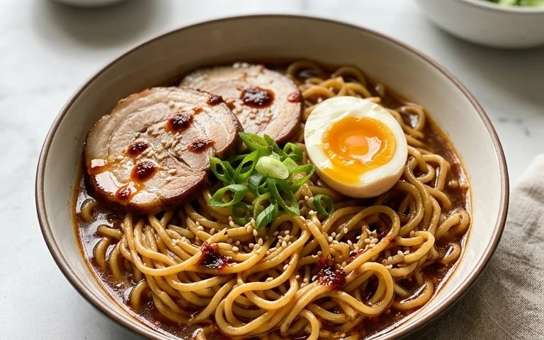 Easy Saucy Ramen Noodles