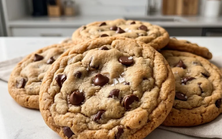 Crispy and Chewy Chocolate Chip Cookies