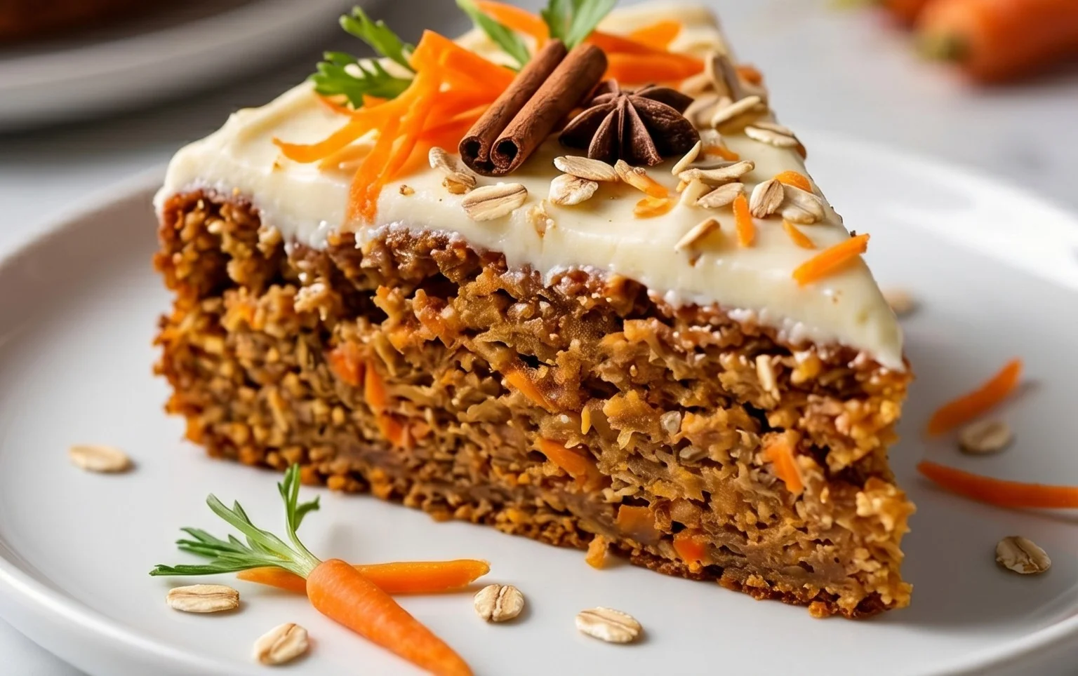 Easy Flourless Oatmeal Carrot Cake Recipe