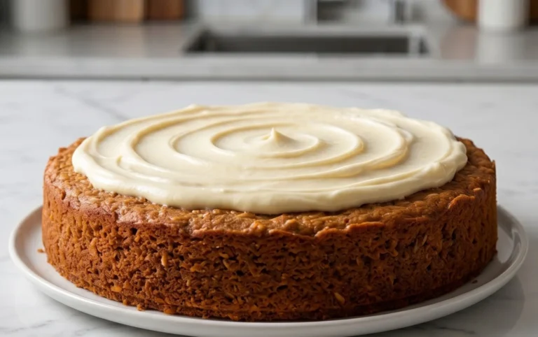 Easy Flourless Oatmeal Carrot Cake Recipe