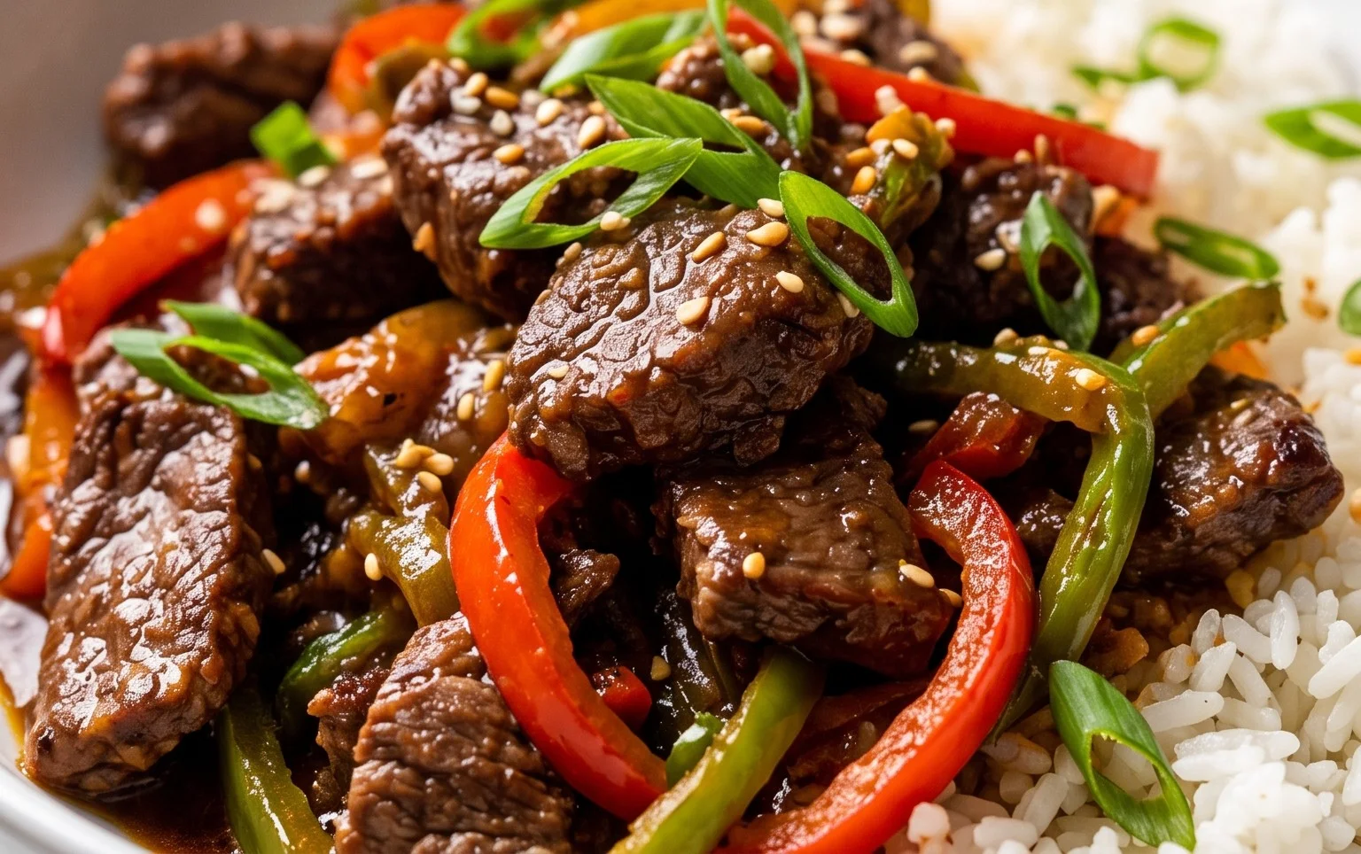 Beef Pepper Rice Bowl is a delicious meal option.