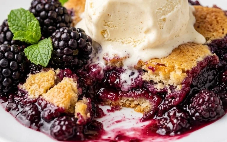The Pioneer Women's Blackberry Cobbler