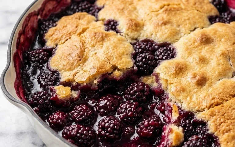The Pioneer Women's Blackberry Cobbler
