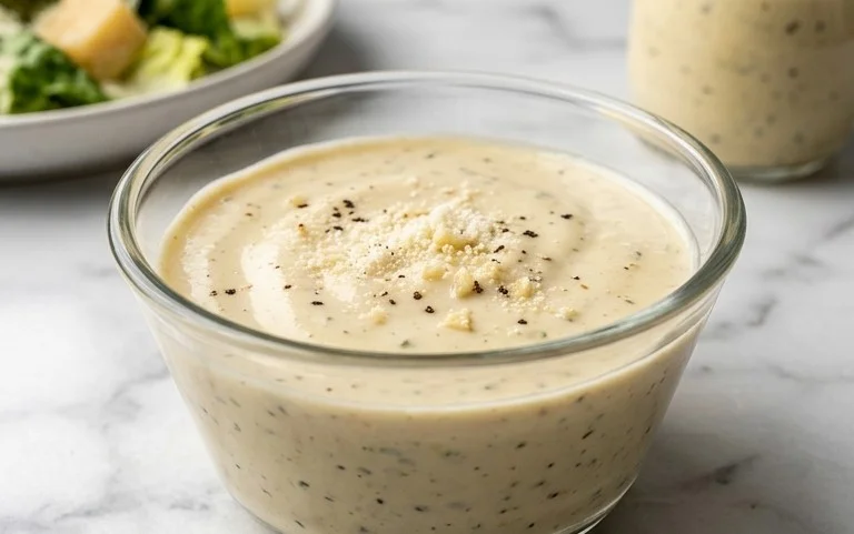 Caesar Salad Dressing (Classic, Creamy & 5 Minutes) 🥗