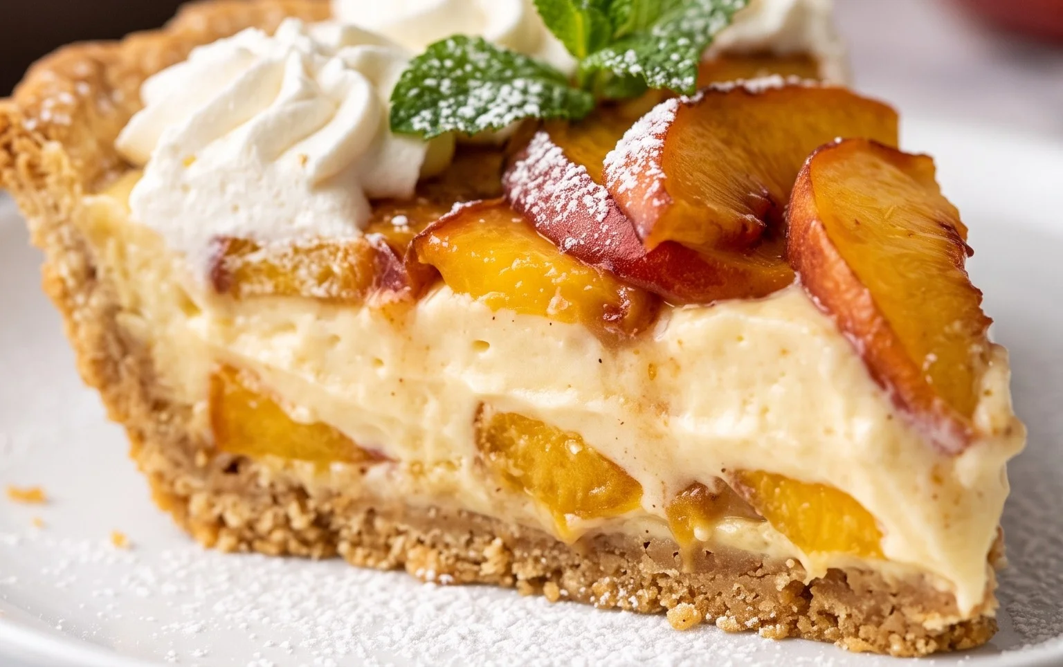 Peaches and Cream Pie