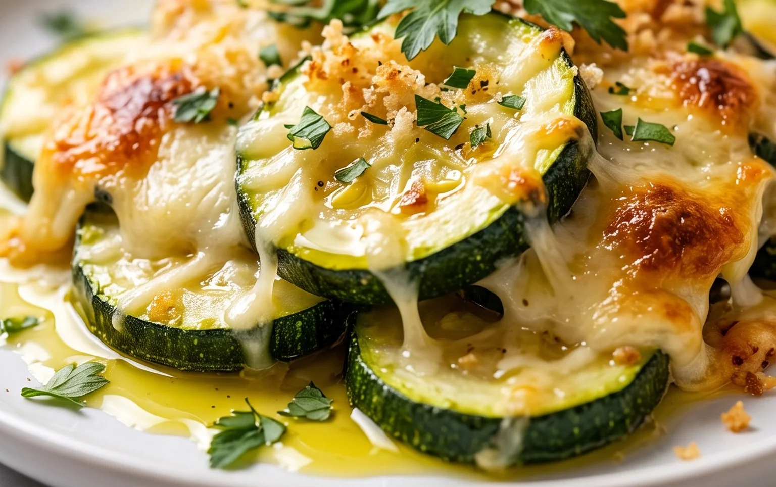 Baked Zucchini and Cheese